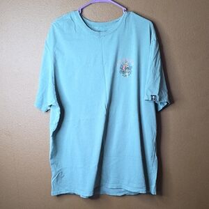 Casual Teal Short Sleeve Tee